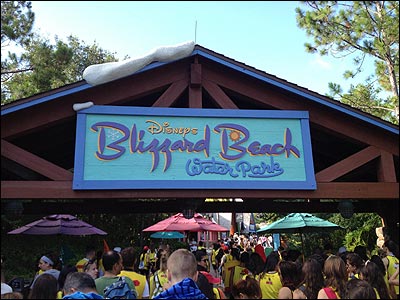 Blizzard Beach Sign