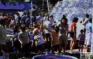 Leap frog fountains