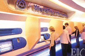 WorldKey Information Service terminals in Earth Station
